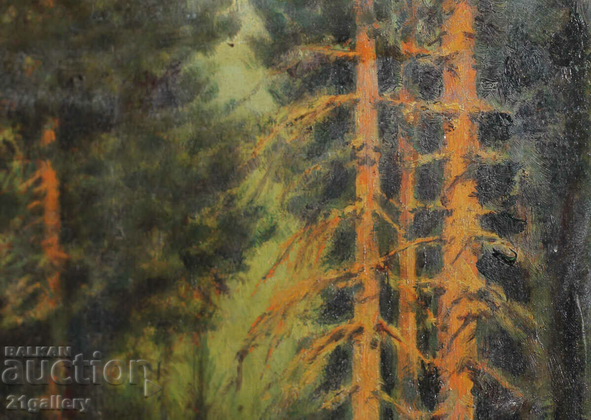 Gancho Cholakov (1922-1999) Oil paints - landscape 1953 - 7 Gancho Cholakov (1922-1999) Oil paints - landscape 1953 - 7