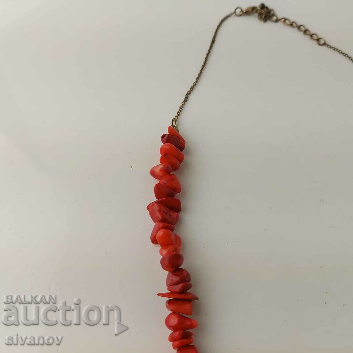 Interesting red coral necklace #5741 with price 14.99 BGN | € 7.66 Interesting red coral necklace #5741 with price 14.99 BGN | € 7.66