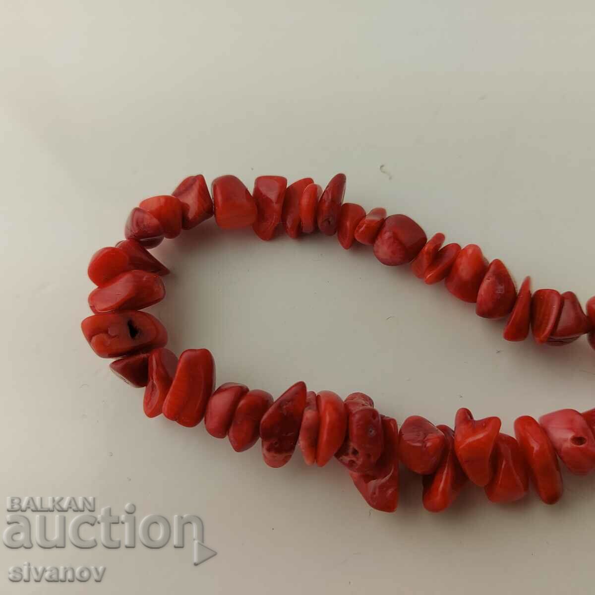Interesting red coral necklace #5741 - 6 Interesting red coral necklace #5741 - 6