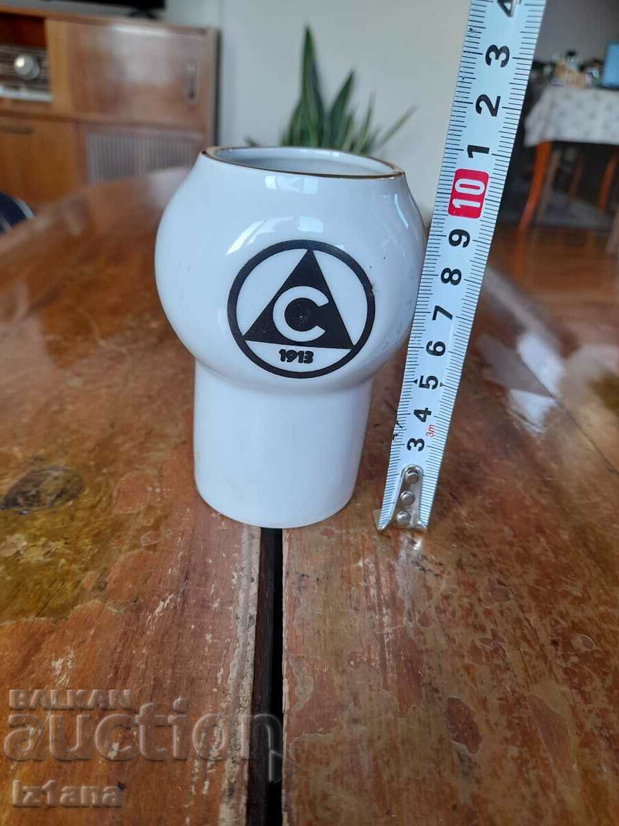 Old porcelain vase, Slavia Sofia vase with price 32.00 BGN | € 16.36 Old porcelain vase, Slavia Sofia vase with price 32.00 BGN | € 16.36