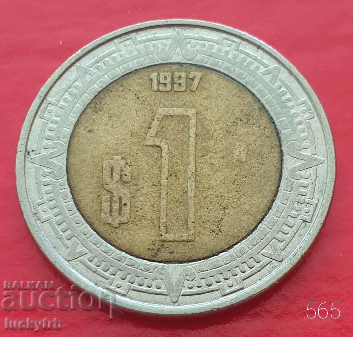 1 peso 1997 - Mexic