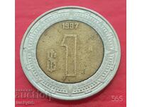 1 peso 1997 - Mexic