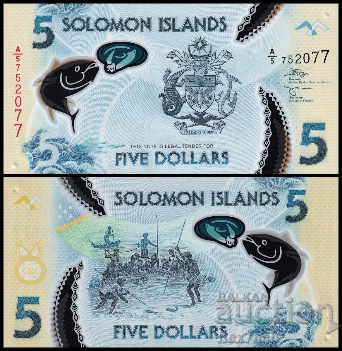 ❤️ ⭐ Νήσοι Σολομώντος 2019 5 $ Polymer UNC νέο ⭐ ❤️ ❤️ ⭐ Νήσοι Σολομώντος 2019 5 $ Polymer UNC νέο ⭐ ❤️