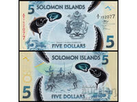 ❤️ ⭐ Solomon Islands 2019 $5 Polymer UNC new ⭐ ❤️