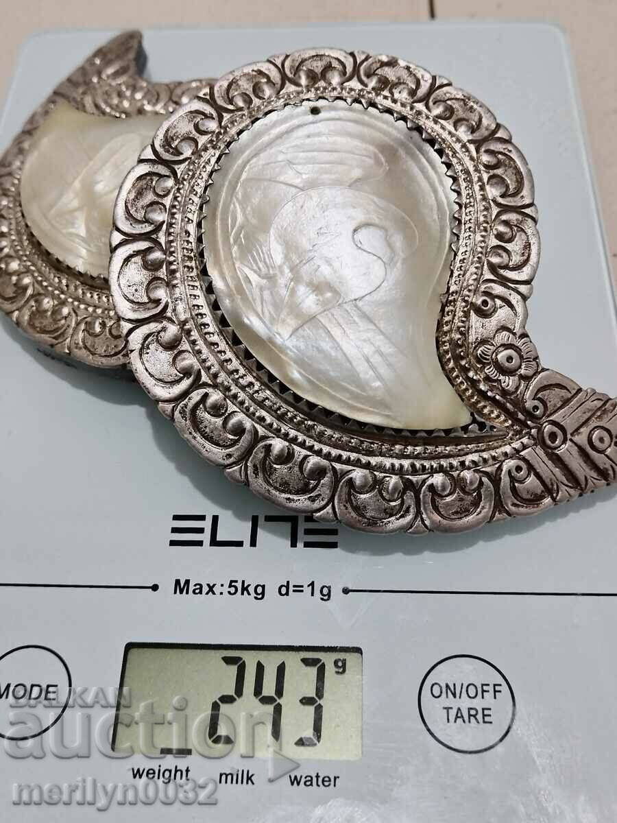 Renaissance silver pafts, pafta, silver, mother-of-pearl with price 849.90 BGN | € 434.55 Renaissance silver pafts, pafta, silver, mother-of-pearl with price 849.90 BGN | € 434.55