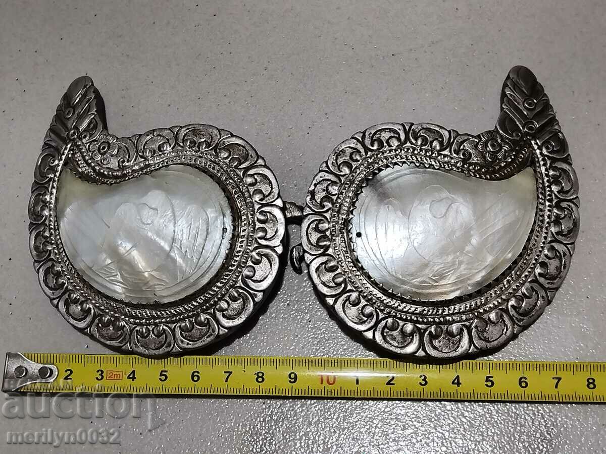 Auction Renaissance silver pafts, pafta, silver, mother-of-pearl Auction Renaissance silver pafts, pafta, silver, mother-of-pearl