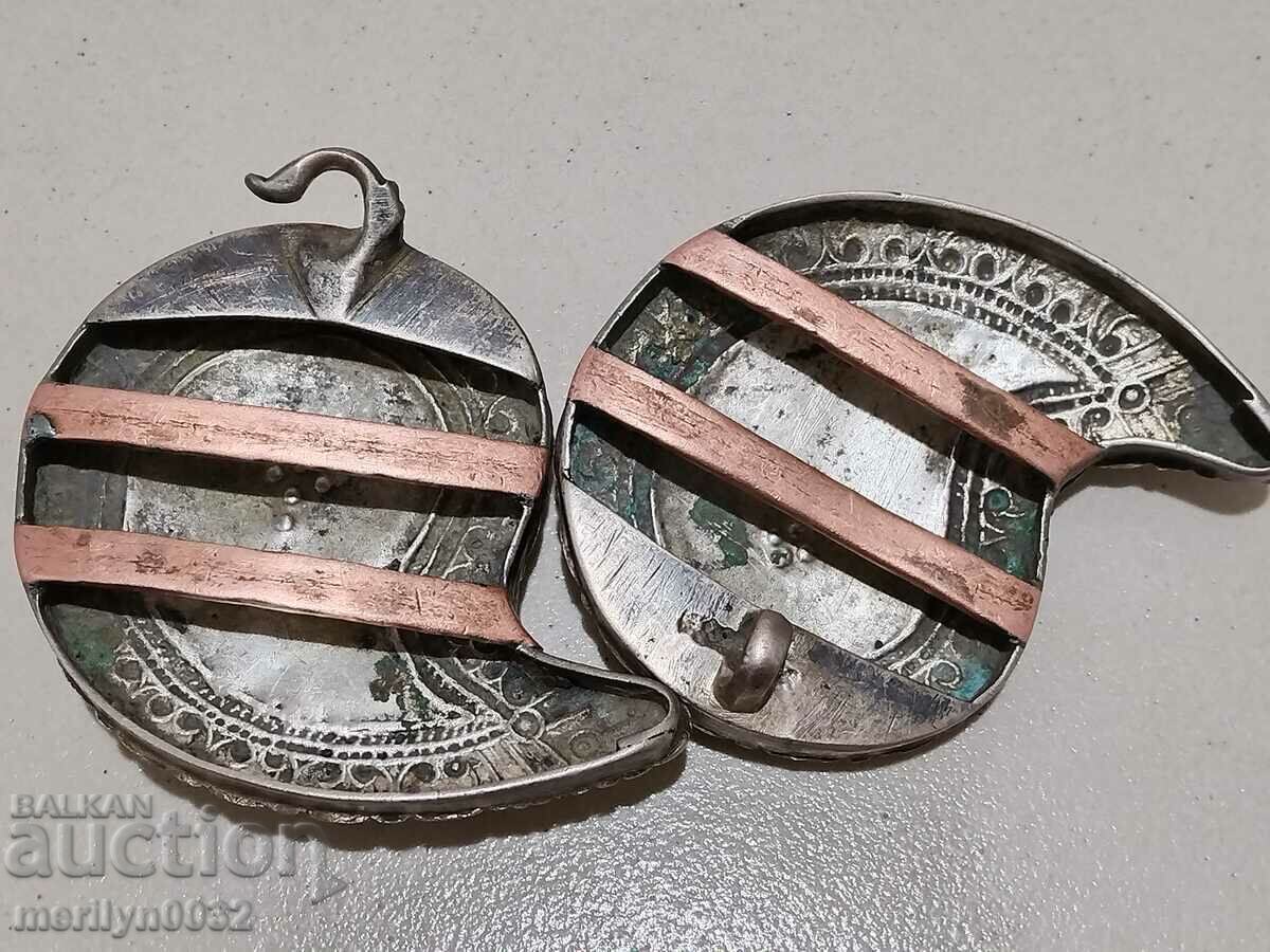 Renaissance silver pafts, pafta, silver, mother-of-pearl - 6 Renaissance silver pafts, pafta, silver, mother-of-pearl - 6