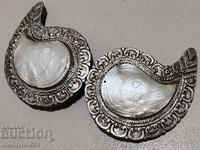 Renaissance silver pafts, pafta, silver, mother-of-pearl