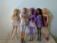 Продавам 5 кукли Mattel Barbie / 2013 / 2012 / 2015, / 2010.