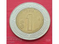 1 песо 2013 - Мексико