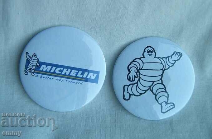 Σήμα ελαστικού αυτοκινήτου Michelin - Michelin/Michelin, λογότυπο, 2 τεμ.