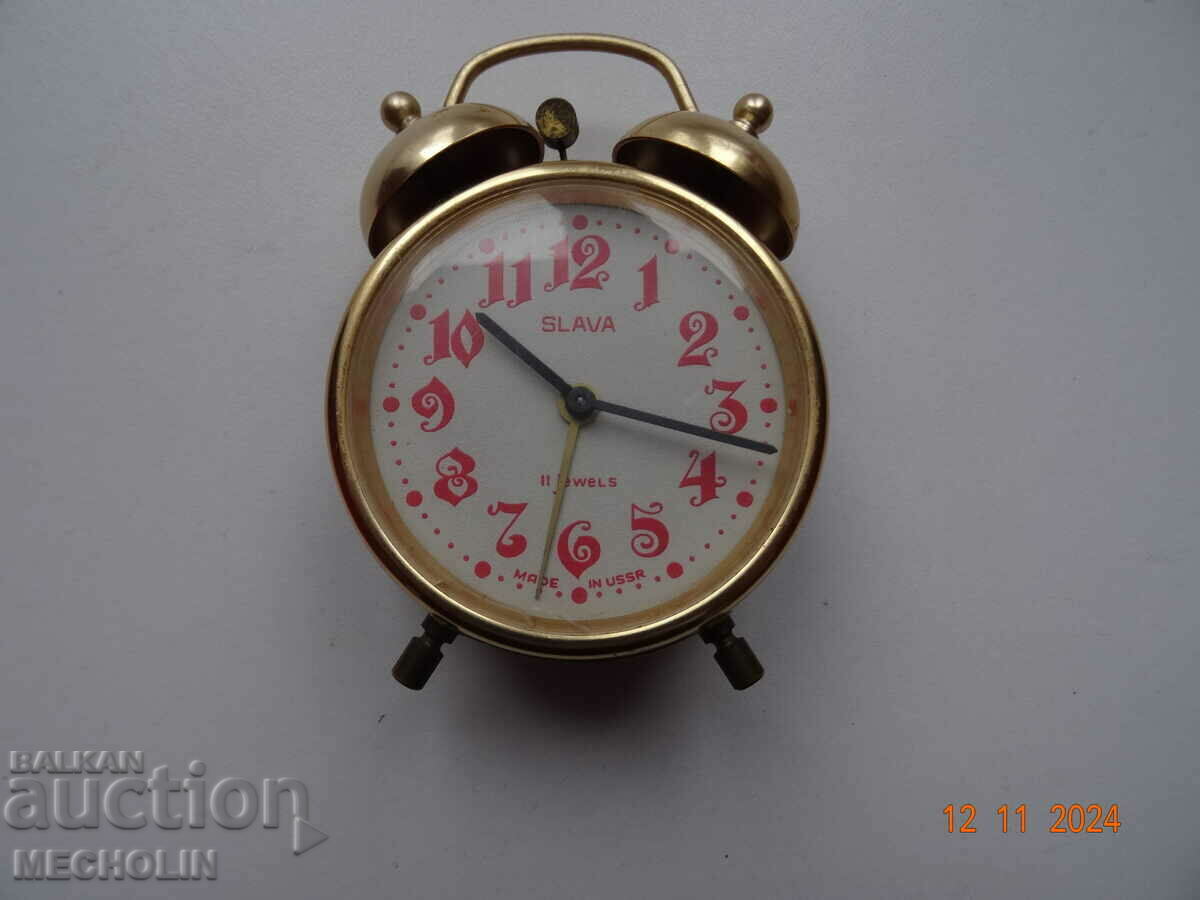 COLLECTIBLE RUSSIAN ALARM CLOCK GLORY 2