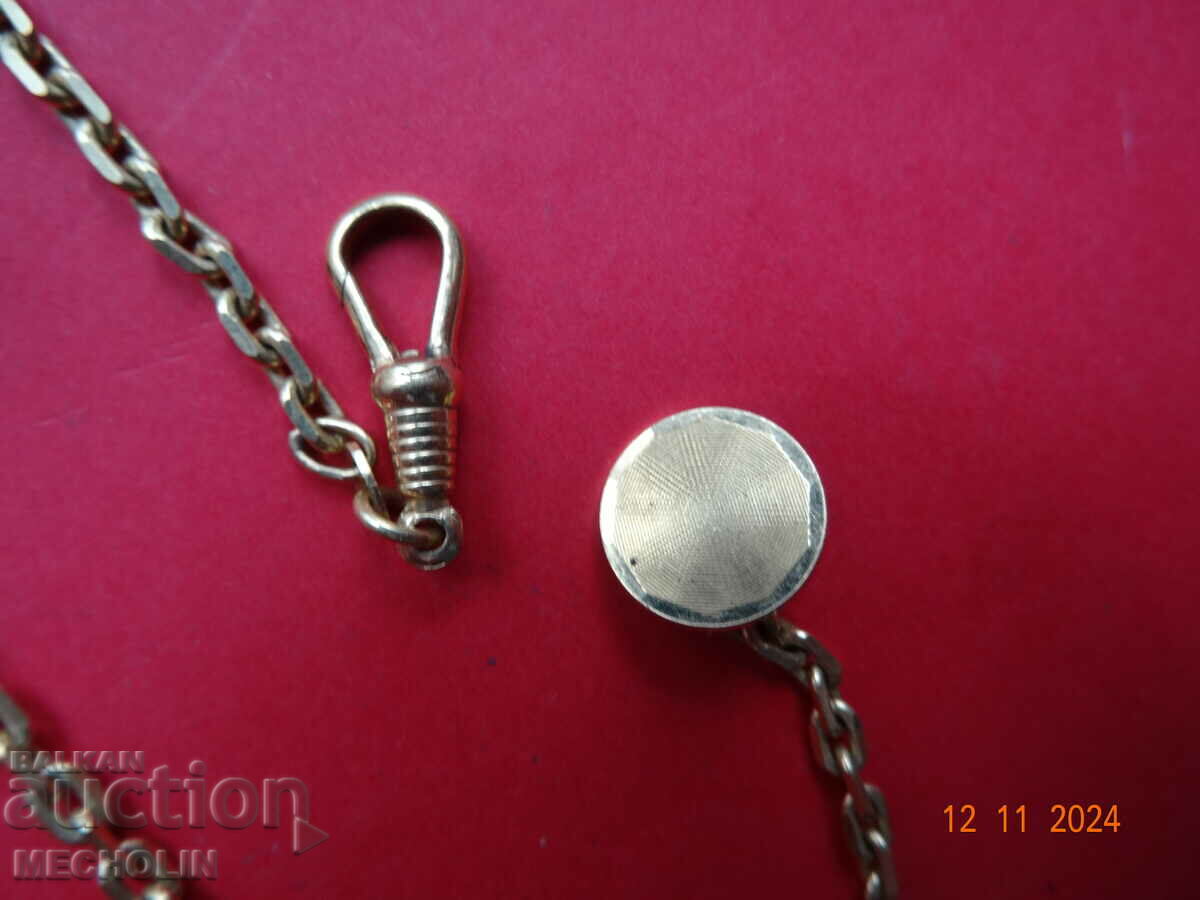 VERY OLD KUSTEC CHAIN POCKET WATCH 12 - 5 VERY OLD KUSTEC CHAIN POCKET WATCH 12 - 5
