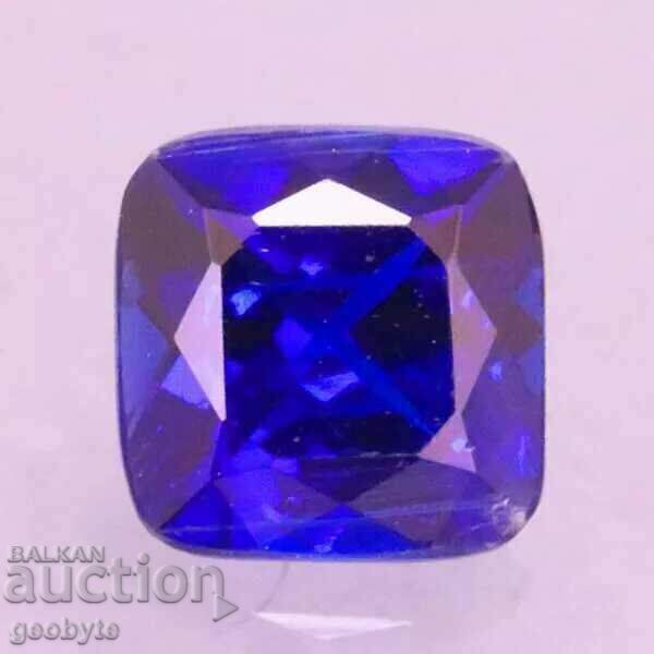 0,77ct safir natural netratat IF