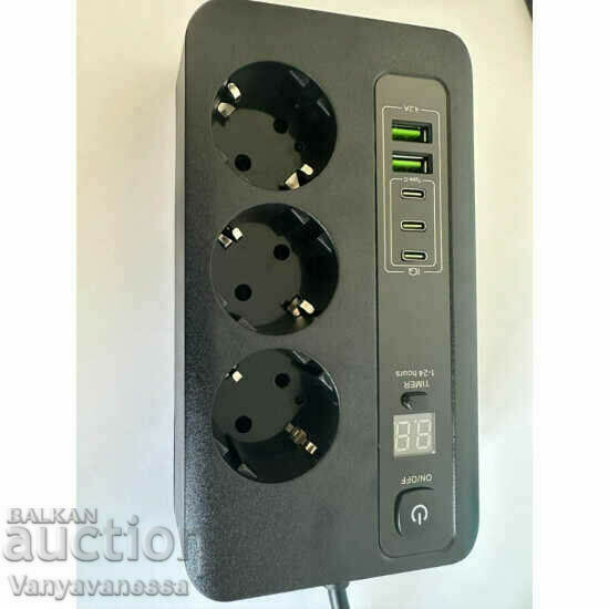 High quality European plug with overload protection