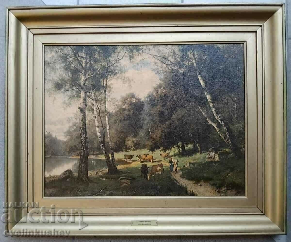 Livrarea Imprimare de artă pictură de Eduard Berg 1828-1880.
