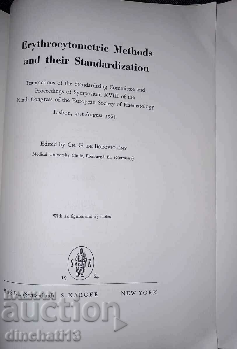 Erythrocytometric Methods and Their Standardization with price 50.00 BGN | € 25.56 Erythrocytometric Methods and Their Standardization with price 50.00 BGN | € 25.56