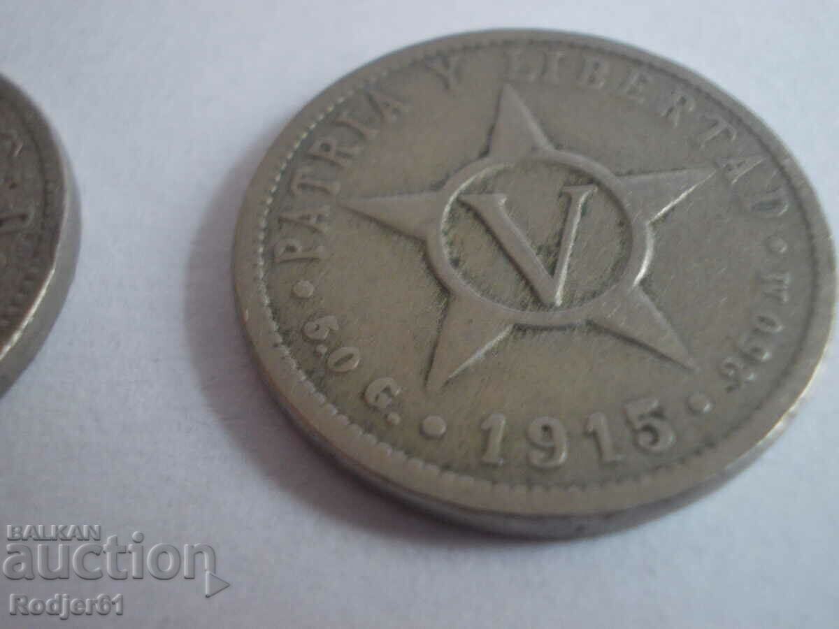 Licitație 1915 5 centavos Cuba Licitație 1915 5 centavos Cuba