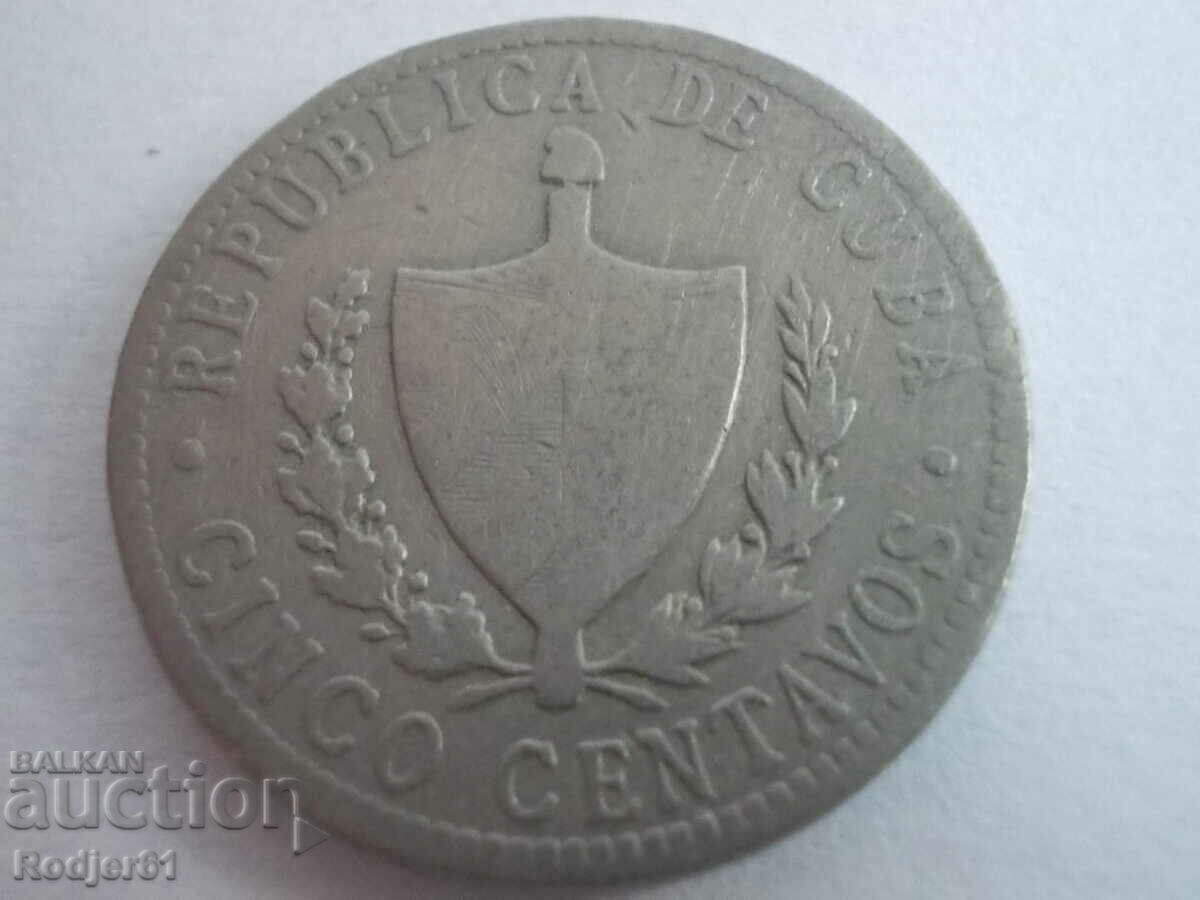 Delivery of 1916 5 centavos Cuba Delivery of 1916 5 centavos Cuba