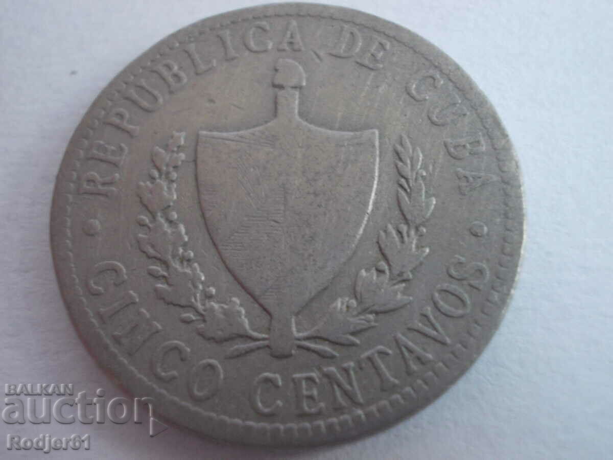 1916 5 centavos Cuba - 5 1916 5 centavos Cuba - 5