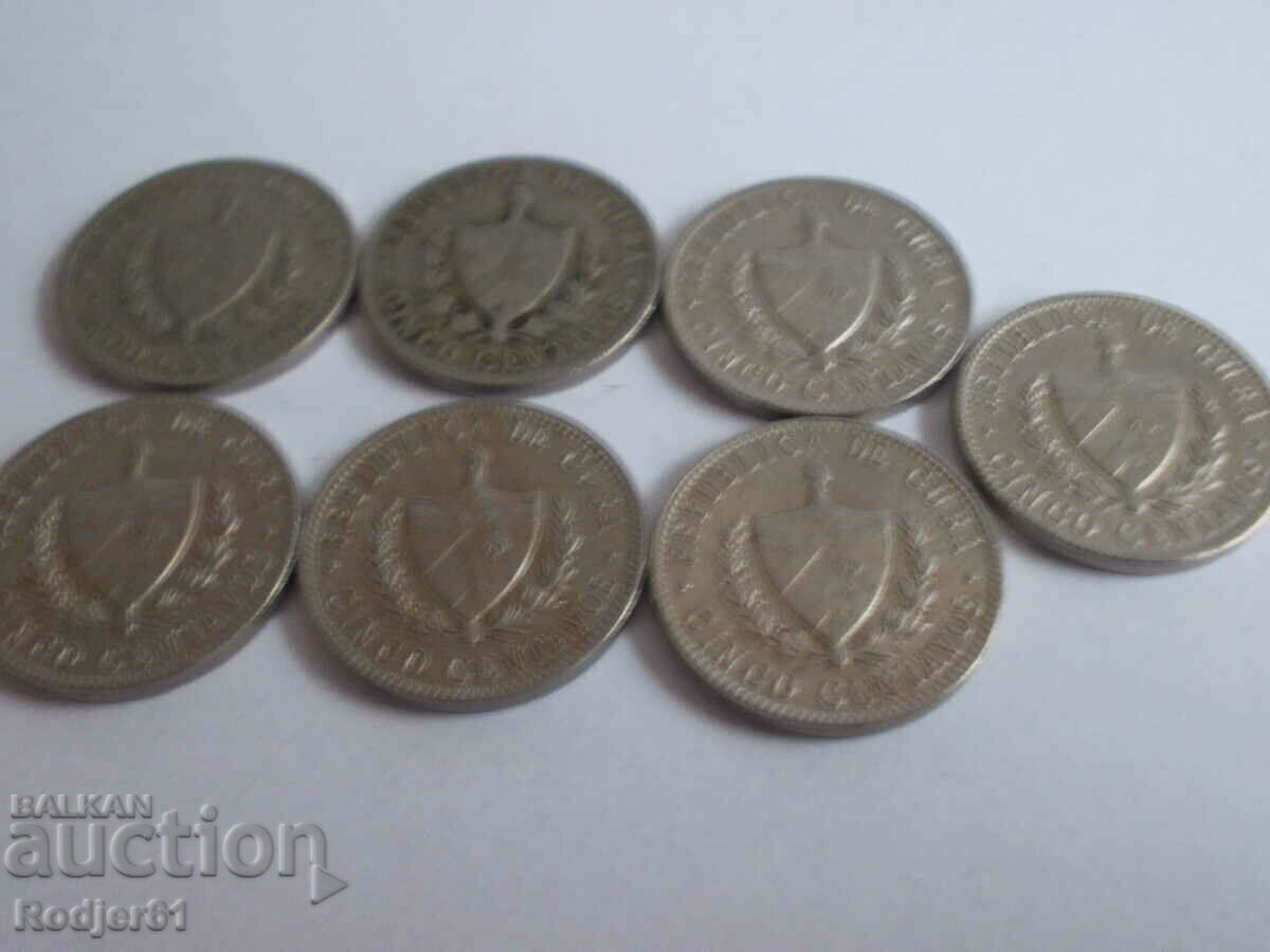 1946 5 centavos Cuba - 5 1946 5 centavos Cuba - 5