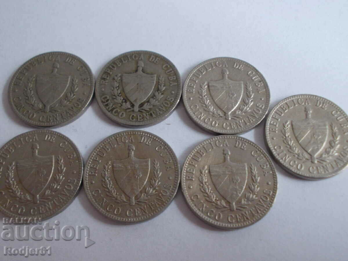 1946 5 centavos Cuba - 6 1946 5 centavos Cuba - 6