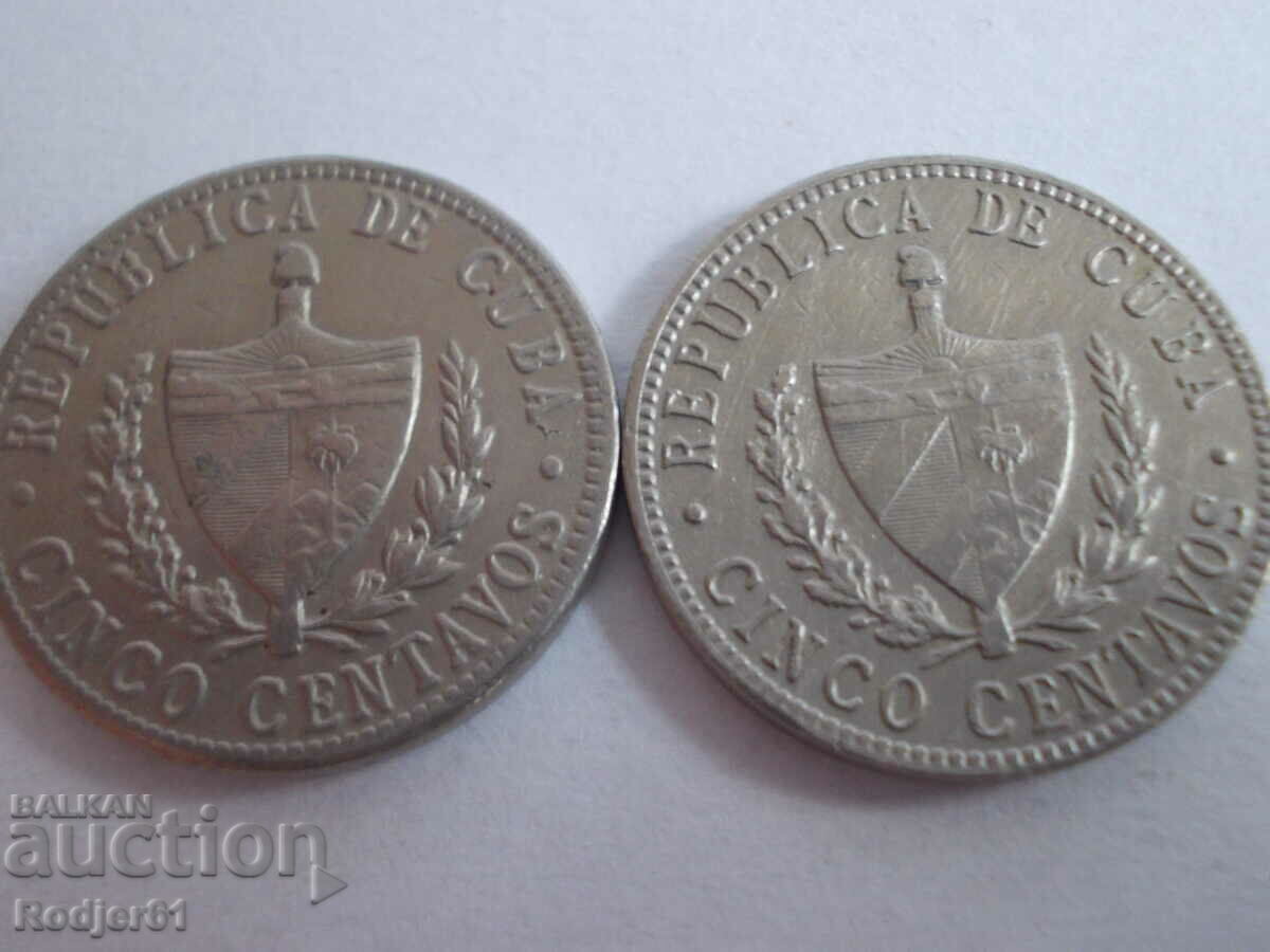 Auction  1960 5 centavos Cuba