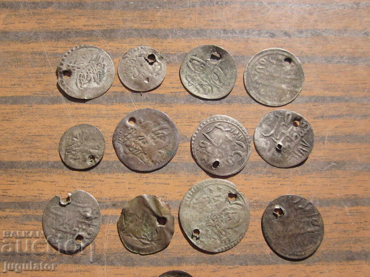 lot of old small silver coins for Renaissance costume jewelry with price 35.00 BGN | € 17.90