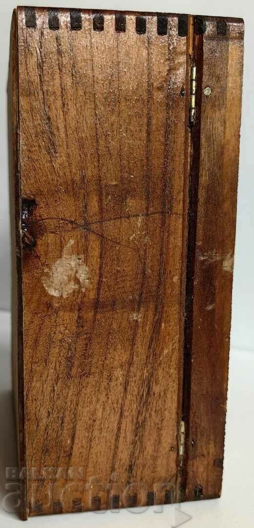 .1930s KINGDOM OF BULGARIA UNUSED BOX PLATE ALARM CLOCK - 6 .1930s KINGDOM OF BULGARIA UNUSED BOX PLATE ALARM CLOCK - 6