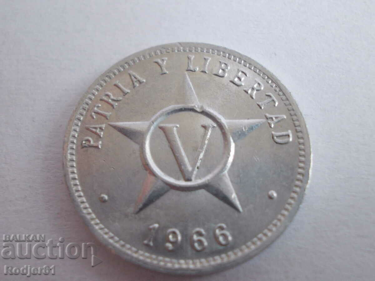 1966 5 centavos Κούβα