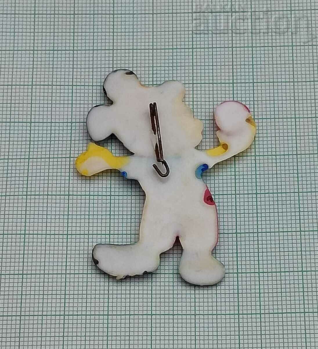 INSIGNĂ DE BĂTRÂNĂ ANIMATĂ MICKEY MOUSE cu preț 1.50 BGN | € 0.77