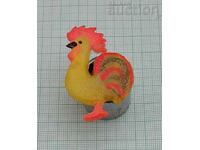 PATTERNED ROOSTER OLD MARTENICE BADGE