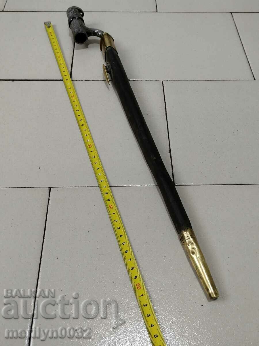 Auction Needle bayonet with canine bayonet for a Martini rifle Auction Needle bayonet with canine bayonet for a Martini rifle