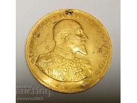 Moneda de aur a regelui Ferdinand 1912