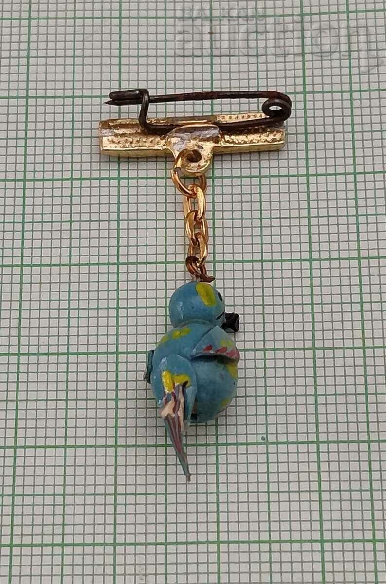 BLUE PARROT OLD MARTENICE BADGE with price 5.00 BGN | € 2.56