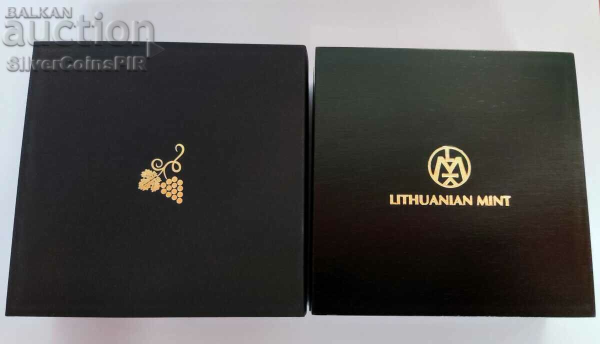 Silver 2 Oz Bacchus - God of Wine 2022 New Islands - 5 Silver 2 Oz Bacchus - God of Wine 2022 New Islands - 5