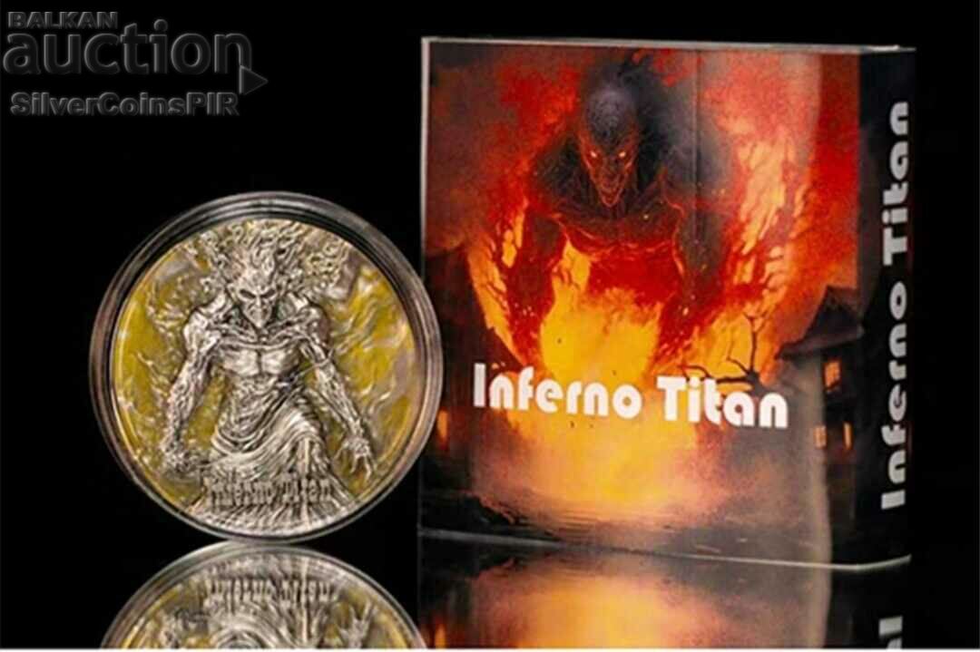 Silver 2 Oz Titan Inferno 2024 Καμερούν