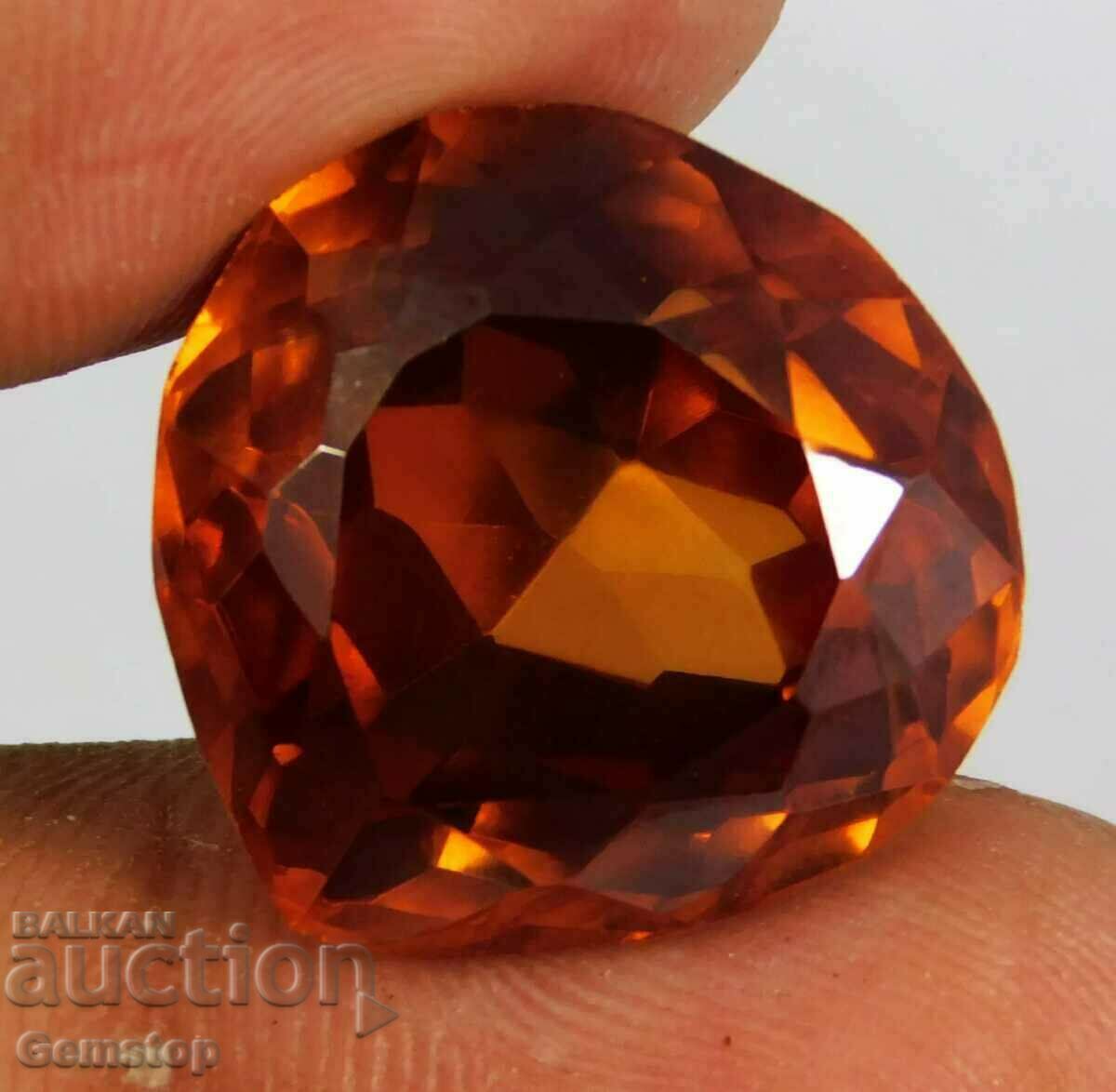 BZC! 62.00 ct natural zircon pear cert.VGTL from 1st!