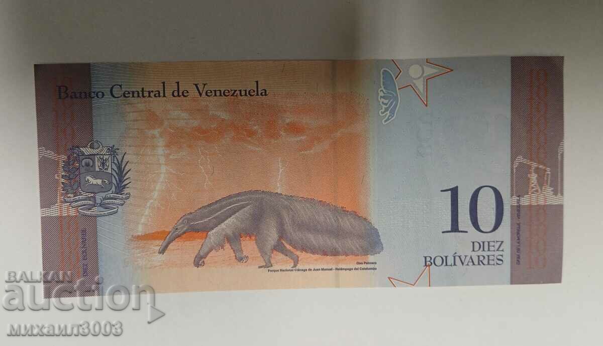 Venezuela 2018 10 bolivars UNC new with price 3.00 BGN | € 1.53 Venezuela 2018 10 bolivars UNC new with price 3.00 BGN | € 1.53