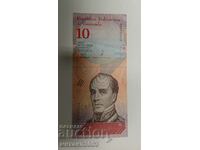 Venezuela 2018 10 bolivars UNC new