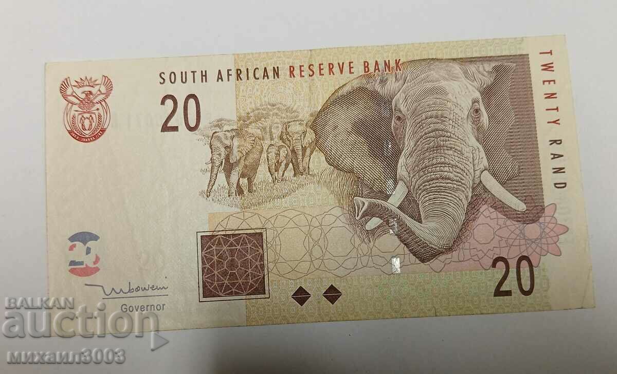 20 Rand 1999 - South Africa ( XF )