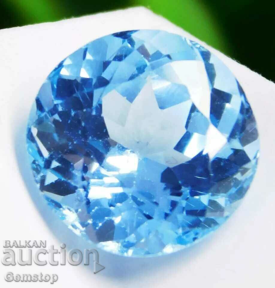 BZC! 8.20 kth natural aquamarine cert. VGTL of the 1st class!