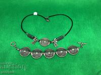 Handmade jewelry set / silver plated jewelry. #6097