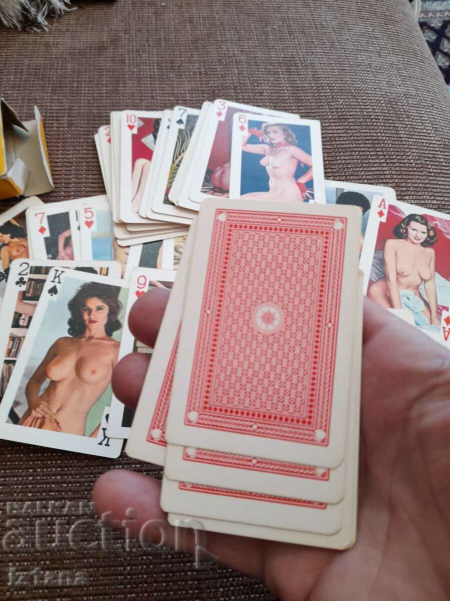 Old Erotic Playing Cards - 5 Old Erotic Playing Cards - 5