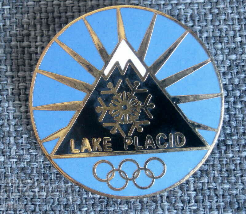 1980 Winter Olympics Lake Placid Badge