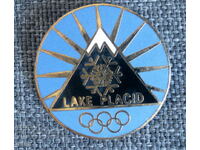 1980 Winter Olympics Lake Placid Badge