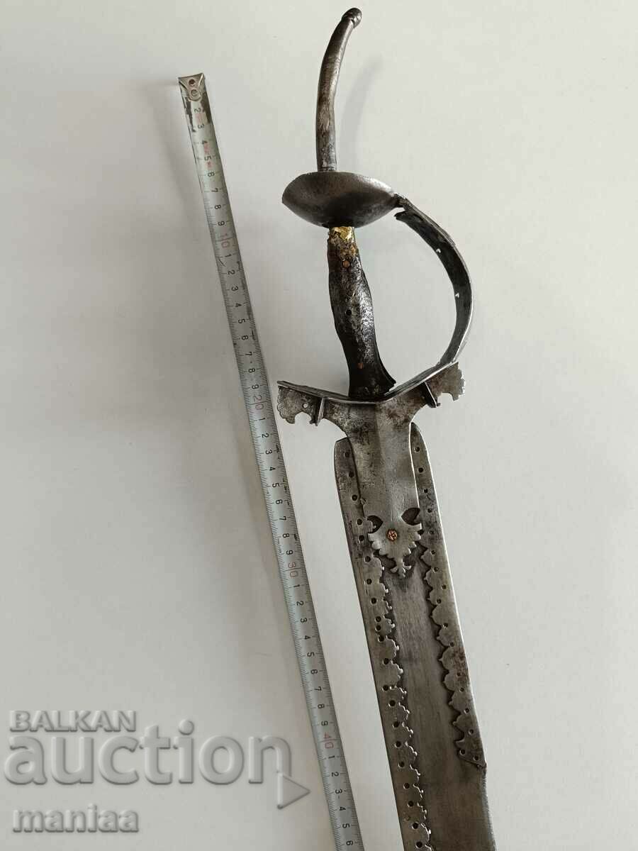 Индийски палаш , меч, кханда  18 век . с цена 1650.00 лв. | € 843.63