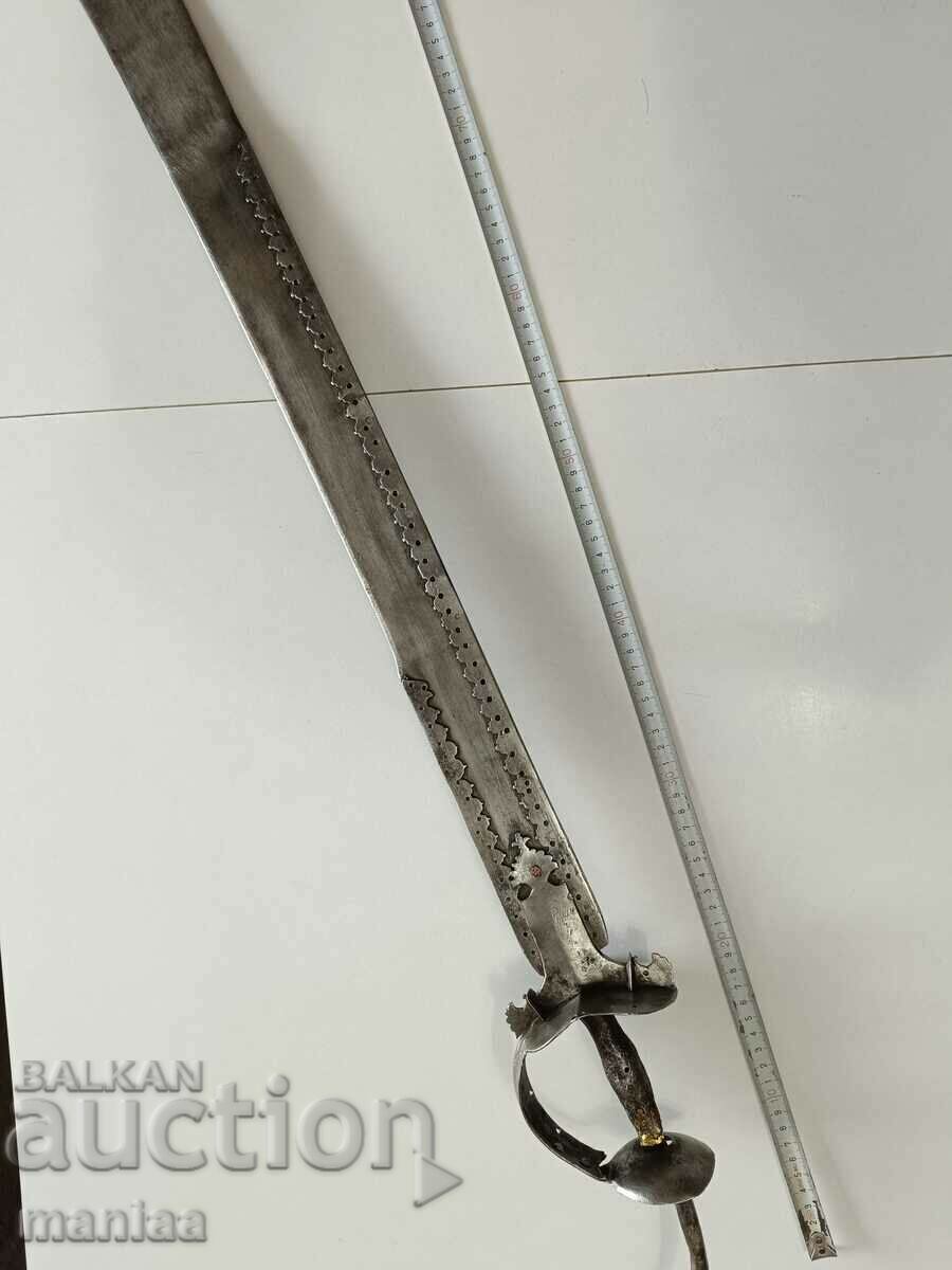 Индийски палаш , меч, кханда  18 век . - 5