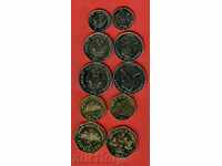 HAITI HAITI - issue SET- issue ALL NEW UNC - 5 coins