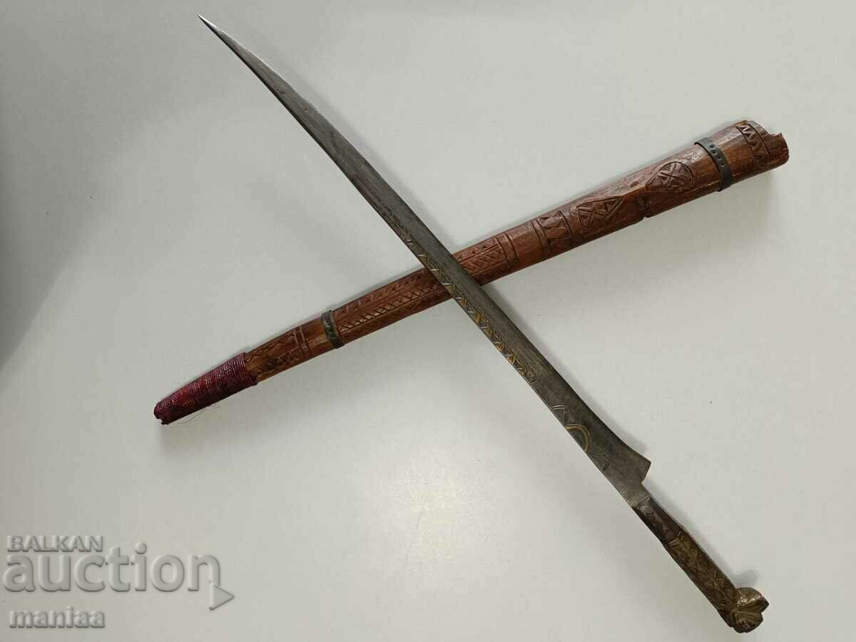 Large Algerian fleece, knife, blade, dagger